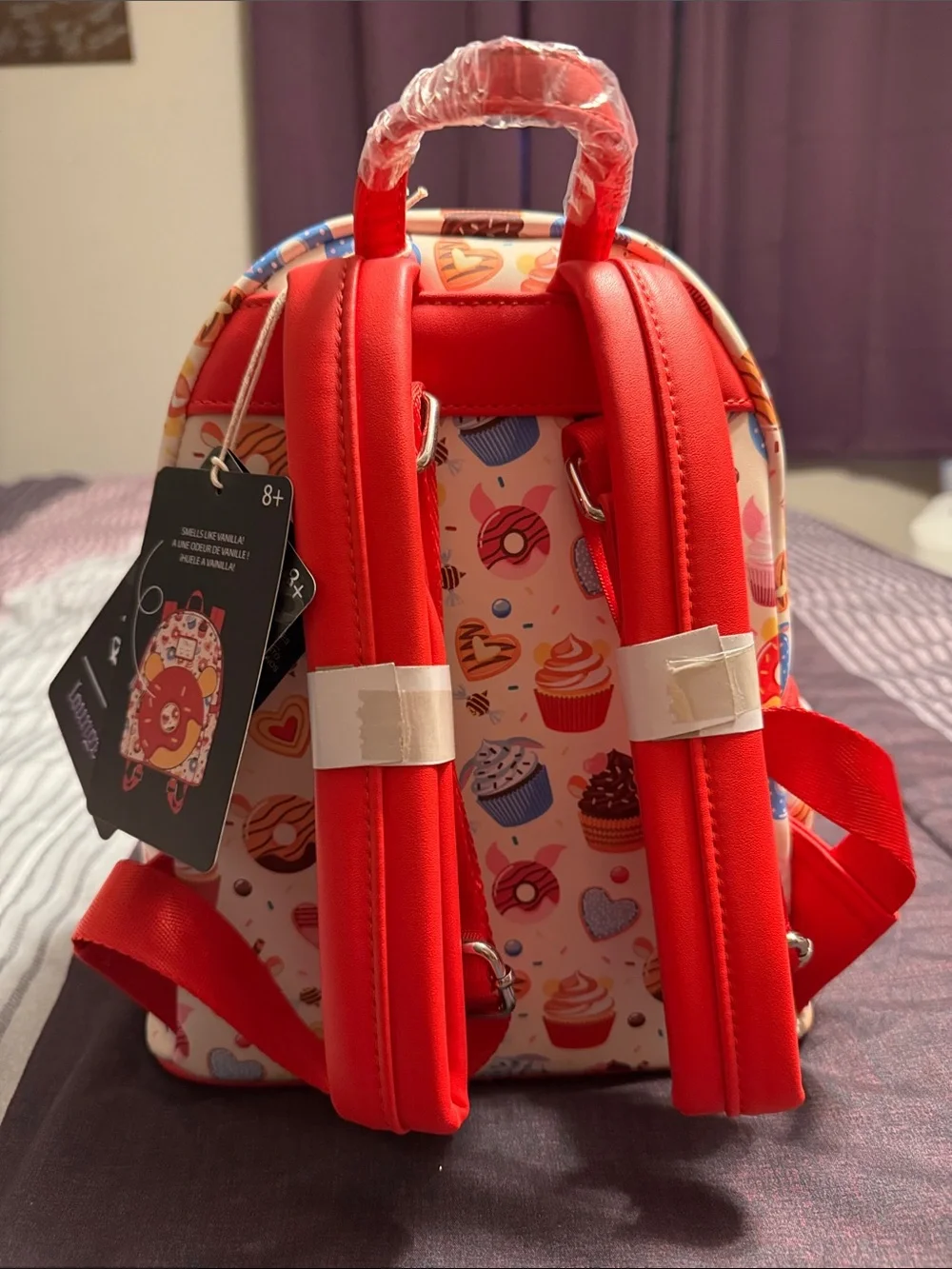 Loungefly Winne the Pooh Pink Donut Backpack